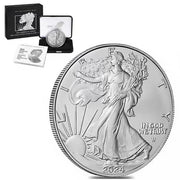2024 1 oz Silver American Eagle $1 Coin BU image 1