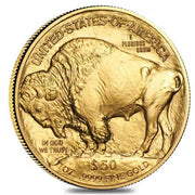 1 oz Gold American Buffalo $50 Coin BU (Random Year) image 2