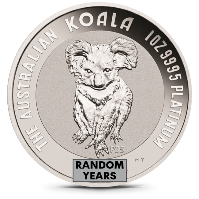 Australia 1 Oz Platinum Koala Random Year (BU)